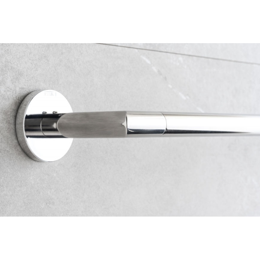 P.M.H. IN1SS-L - Električni grelec za brisače INGA 17W/230V 85,9 cm IP44 levi/poliran iz nerjavečega jekla