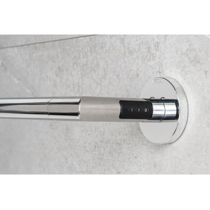 P.M.H. IN1SS-L - Električni grelec za brisače INGA 17W/230V 85,9 cm IP44 levi/poliran iz nerjavečega jekla