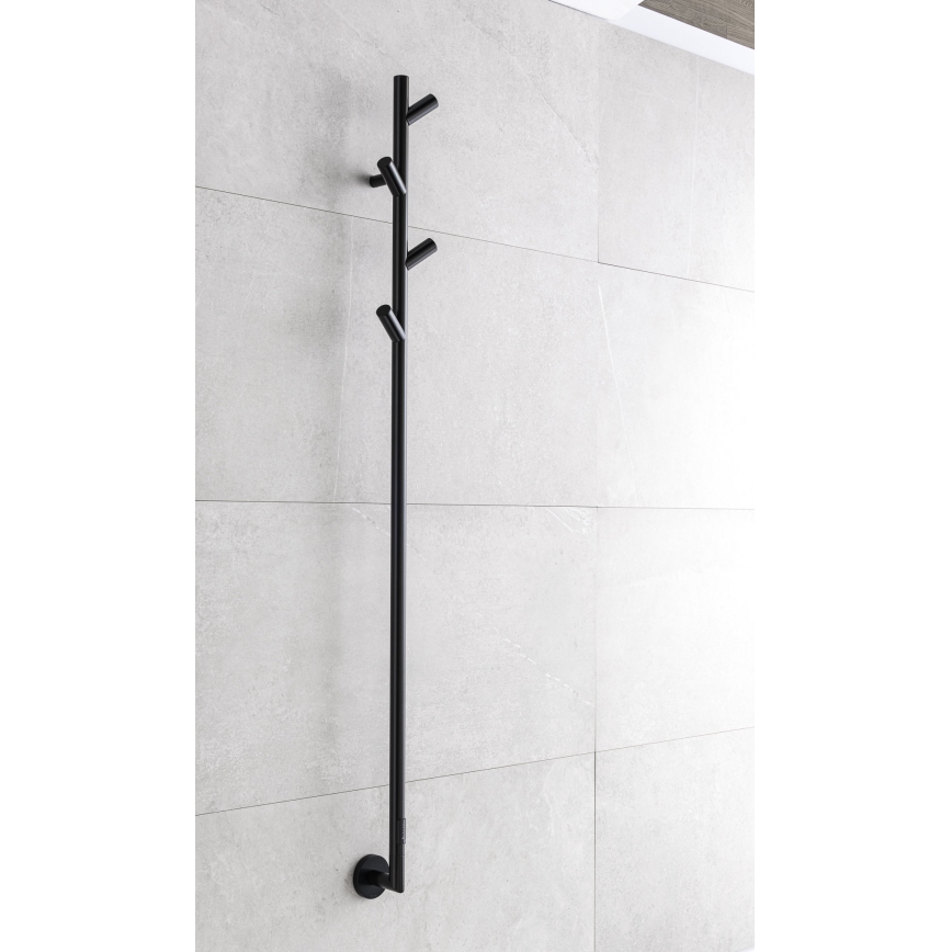 P.M.H. LS1B - Električni sušilnik za brisače LISA 24W/230V 170 cm IP44 črn