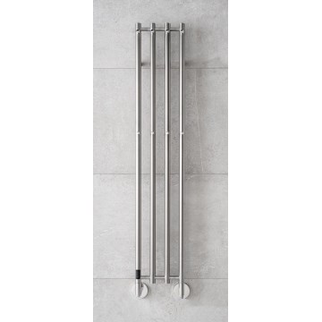 P.M.H. MO1SS-LK - Električni sušilnik za brisače MONA 93W/230V 153,3 cm IP44 polirano nerjavno jeklo