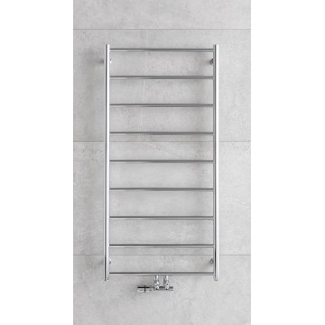 P.M.H. NS4C-M - Kopalniški lestevni radiator NAAS 222 W, 121 cm, sijajni krom