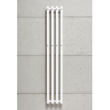 P.M.H. P2W/4 - Kopalniški lestvičast radiator PLUTO, 406 W, 150 cm, bel