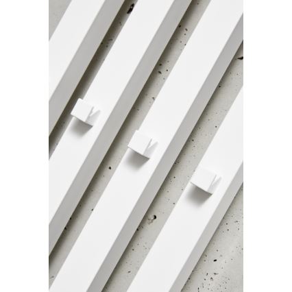 P.M.H. P2W/4 - Kopalniški lestvičast radiator PLUTO, 406 W, 150 cm, bel