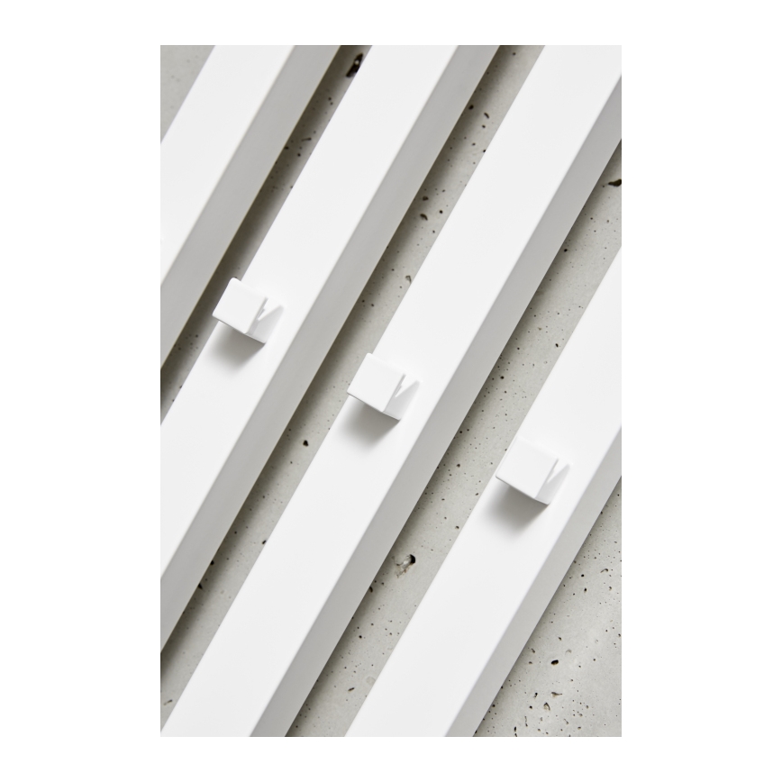 P.M.H. P2W/4 - Kopalniški lestvičast radiator PLUTO, 406 W, 150 cm, bel