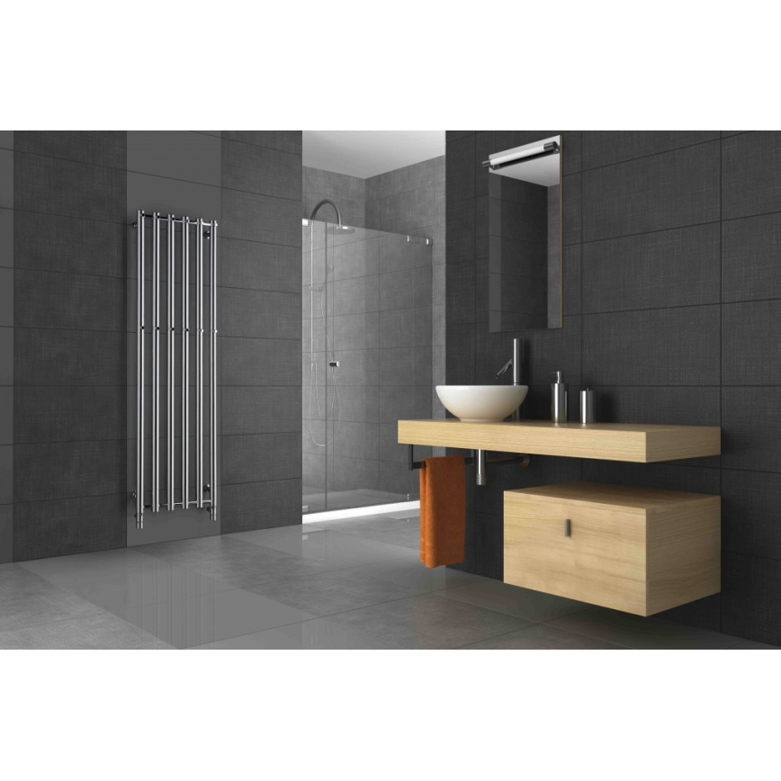P.M.H. R2C/6 - Kopalniški lestvični radiator ROSENDAL 525W 150 cm sijajni krom