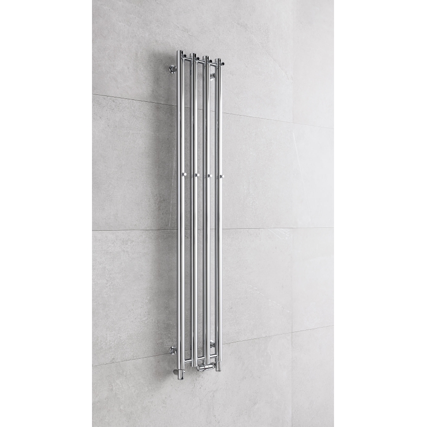 P.M.H. R2C - Kopalniški radiator za brisače ROSENDAL, 350 W, 150 cm, sijajni krom