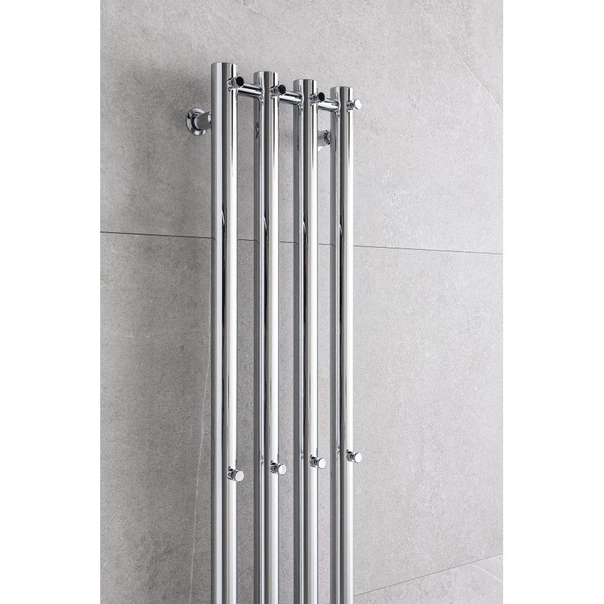 P.M.H. R2C - Kopalniški radiator za brisače ROSENDAL, 350 W, 150 cm, sijajni krom