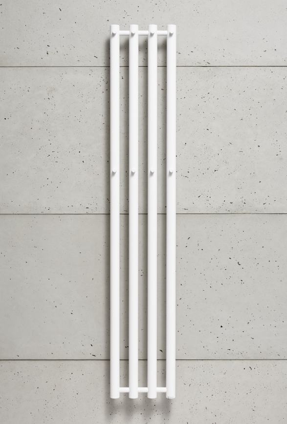 P.M.H. R2W - Kopalniški brisačnik ROSENDAL 350W 150 cm bel
