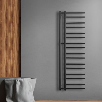 P.M.H. T2B - Kopalniški lestvičasti radiator THEIA 352W 154 cm desna/črna