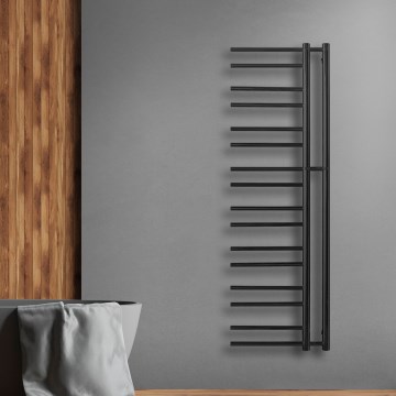 P.M.H. T2B-L - Kopalniški lestvični radiator THEIA 352 W 154 cm levi/črni