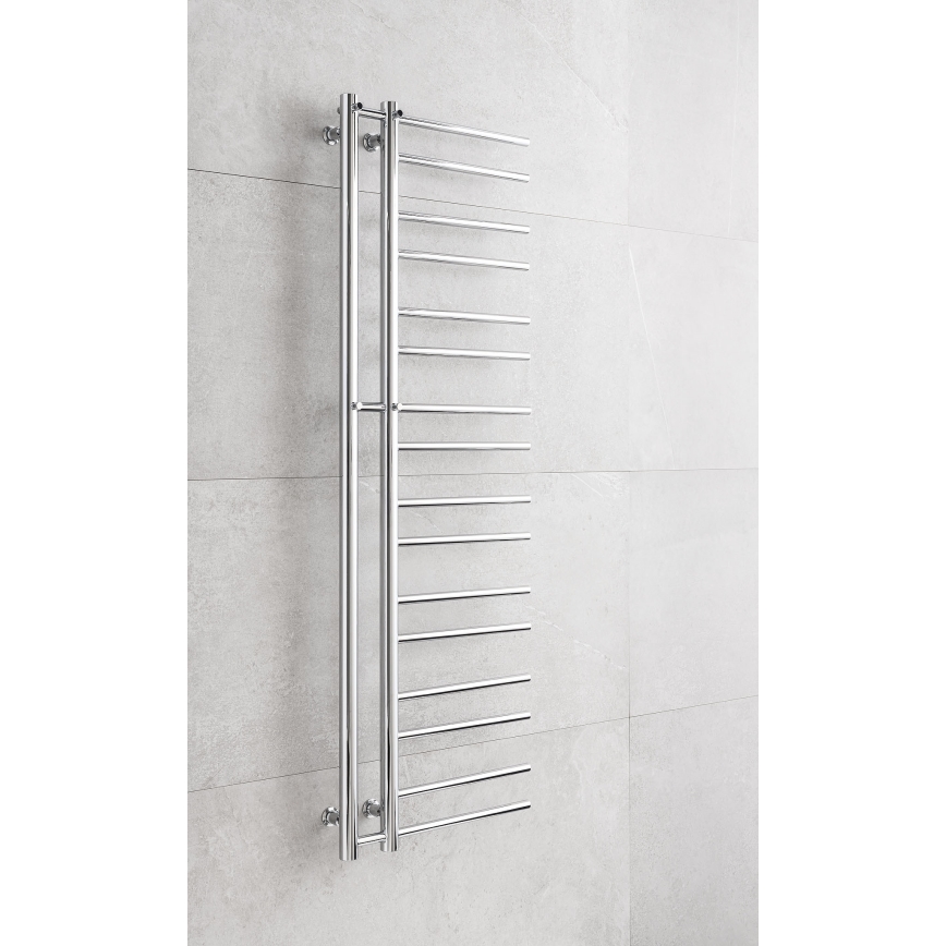 P.M.H. T2C - Kopalniški radiator v obliki lestve THEIA 352 W 154 cm, desni/sijajni krom