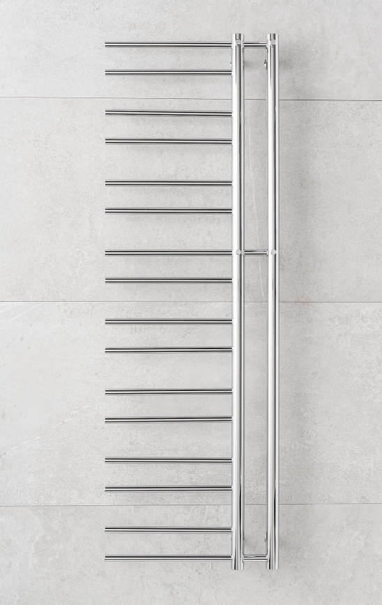 P.M.H. T2C-L - Kopalniški radiator za brisače THEIA 352W 154 cm levostranski/sijajni krom