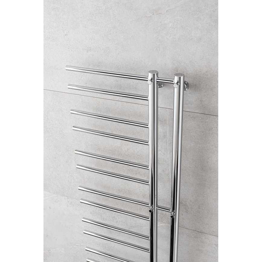 P.M.H. T2C-L - Kopalniški radiator za brisače THEIA 352W 154 cm levostranski/sijajni krom