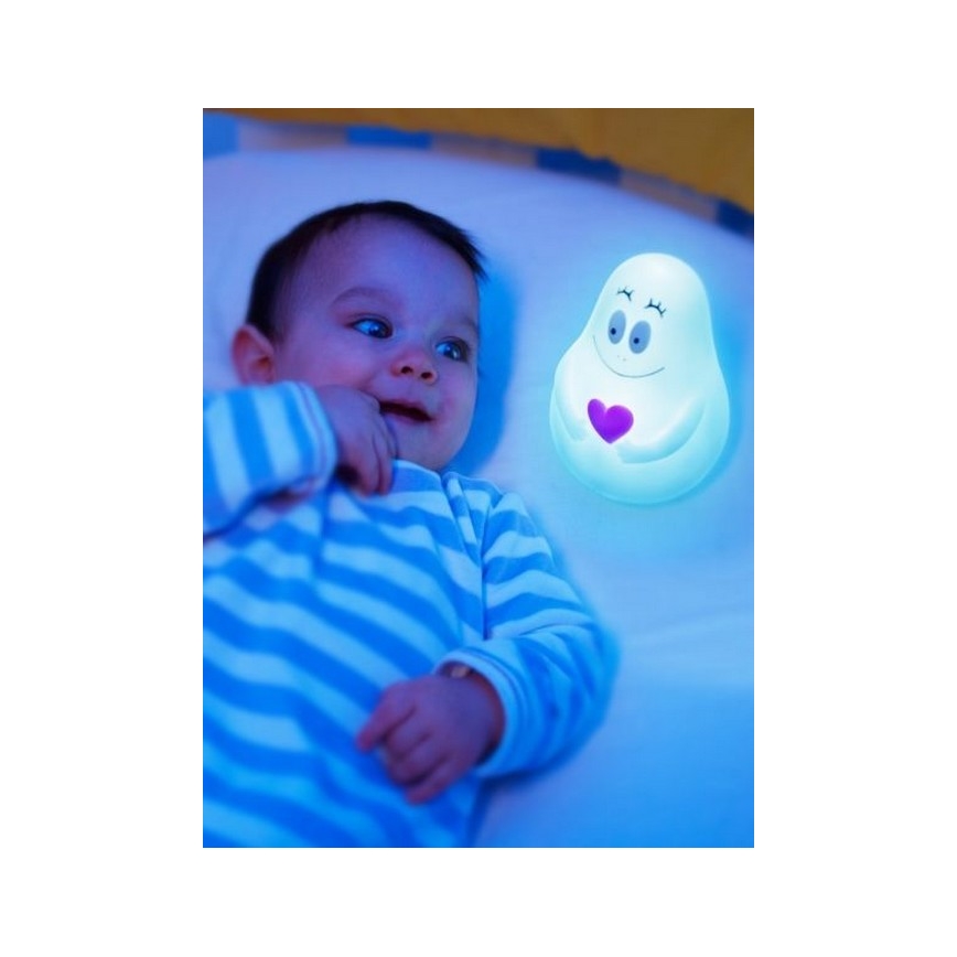 PABOBO - LED Svetilka Lumilove BARBAPAPA modra