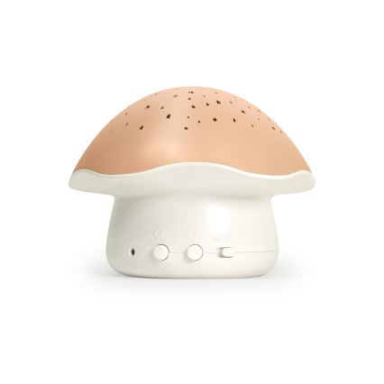 PABOBO - Projektor z melody STAR MUSHROOM 3xAA losos roza