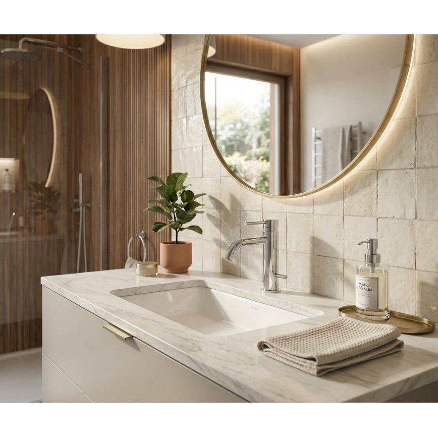 Paffoni - Armatura za umivalnik + odtok LIGHT sijajni krom