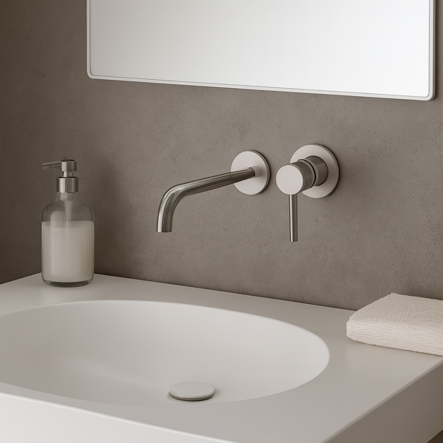 Paffoni - Armatura za umivalnik, podometna izvedba LIGHT, sijajni krom