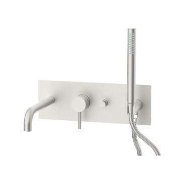 Paffoni - Komplet za kad LIGHT mat krom