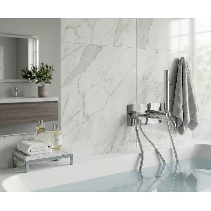 Paffoni - komplet za kad LIGHT, sijajni krom