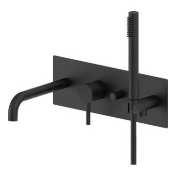 Paffoni - kopalniška armatura za kad LIGHT črna