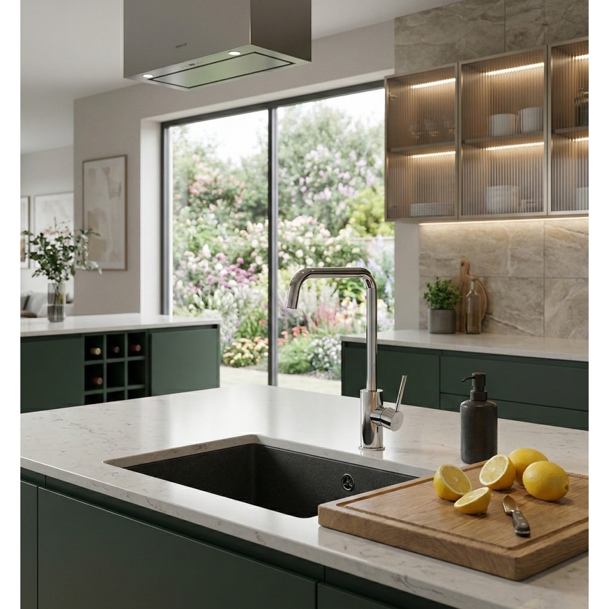 Paffoni - Kuhinjska armatura LIGHT 32,6 cm sijajni krom