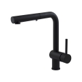 Paffoni - Kuhinjska armatura z izvlečno prho LIGHT, 29,2 cm, črna