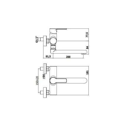 Paffoni - Kuhinjska pipa RED, poliran krom
