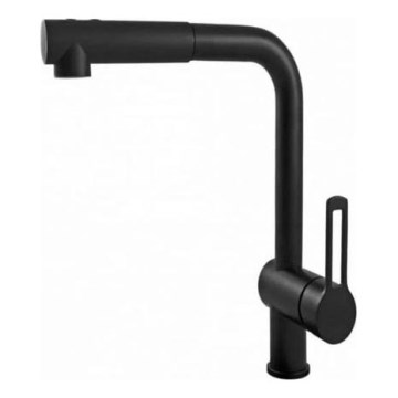 Paffoni - Kuhinjska pipa z izvlečno prho RINGO 29,2 cm črna