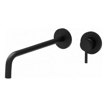 Paffoni - Mešalna armatura za umivalnik za podometno vgradnjo LIGHT črna