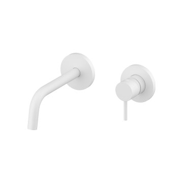 Paffoni - mešalnik za umivalnik LIGHT za podometno vgradnjo, mat bela