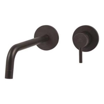 Paffoni - pipa za umivalnik LIGHT za podometno vgradnjo, črna