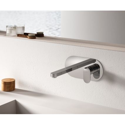 Paffoni - Podometna pipa za umivalnik CANDY, sijajni krom