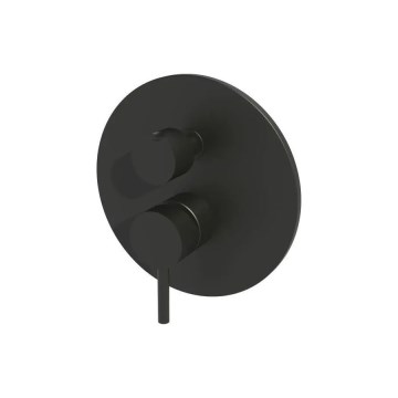 Paffoni - Podometna tuš baterija LIGHT, črna