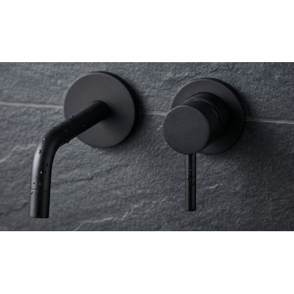 Paffoni - Podometni umivalniški mešalnik LIGHT črn