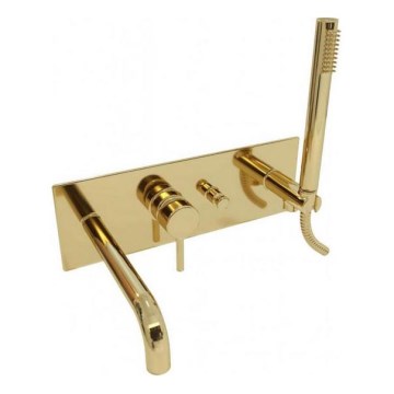 Paffoni - Pršna garnitura za podometno vgradnjo LIGHT, zlata