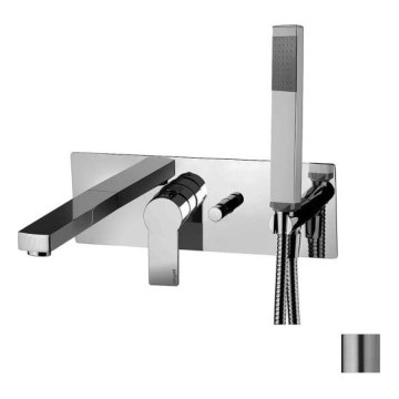 Paffoni - Set za kopalno kad s podometno mešalno baterijo TANGO, nerjavno jeklo