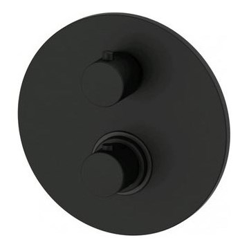 Paffoni - Termostatska tuš baterija LIGHT črna