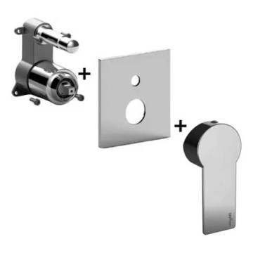 Paffoni - tuš mešalnik za podometno vgradnjo TANGO, sijajni krom