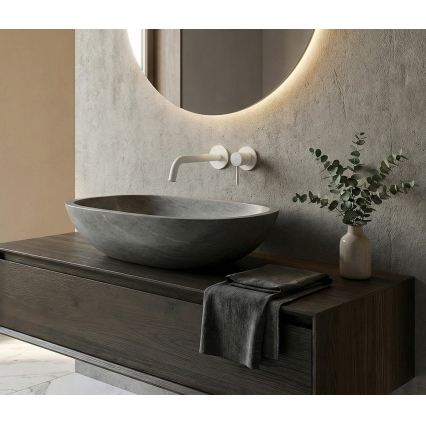 Paffoni - Umivalniška armatura za podometno montažo LIGHT mat bela