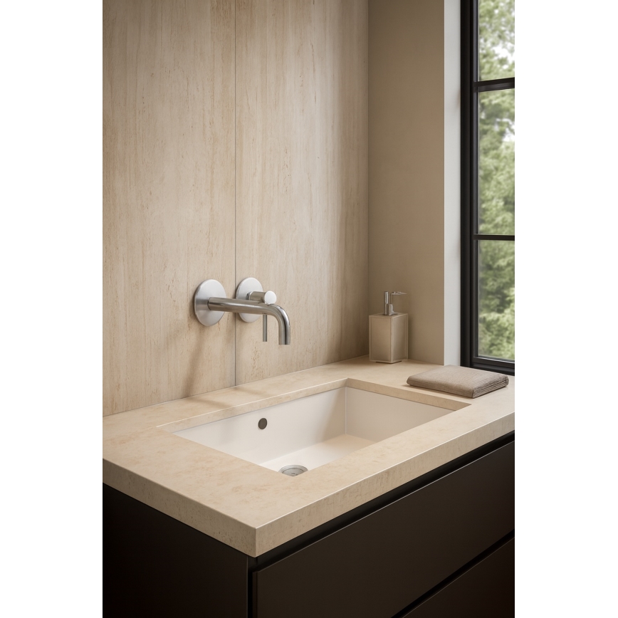 Paffoni - Umivalniška armatura za podometno vgradnjo LIGHT iz nerjavečega jekla