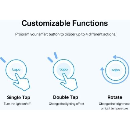 Pameten gumb 1xCR2032