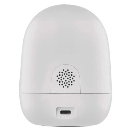 Pametna notranja vrtljiva kamera s senzorjem gibanja GoSmart 5V Wi-Fi Tuya bela