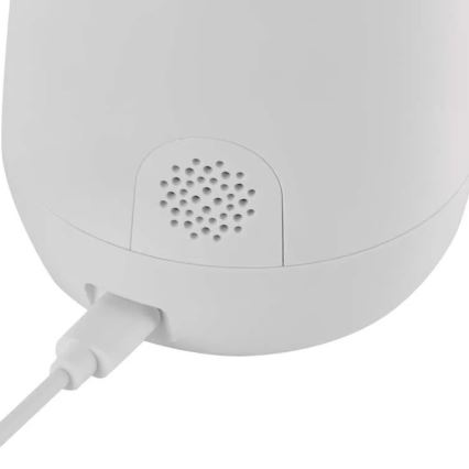 Pametna notranja vrtljiva kamera s senzorjem gibanja GoSmart 5V Wi-Fi Tuya bela