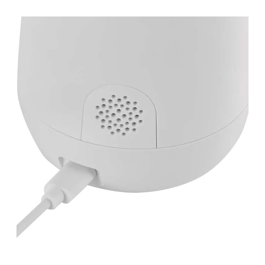 Pametna notranja vrtljiva kamera s senzorjem gibanja GoSmart 5V Wi-Fi Tuya bela