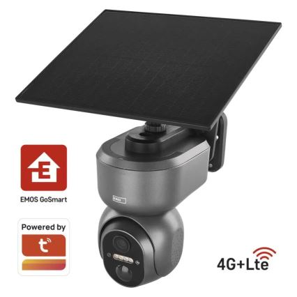 Pametna solarna kamera s senzorjem GoSmart 4G/LTE 10400mAh 5V IP65 Tuya