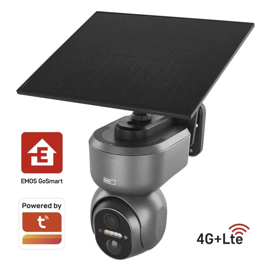 Pametna solarna kamera s senzorjem GoSmart 4G/LTE 10400mAh 5V IP65 Tuya