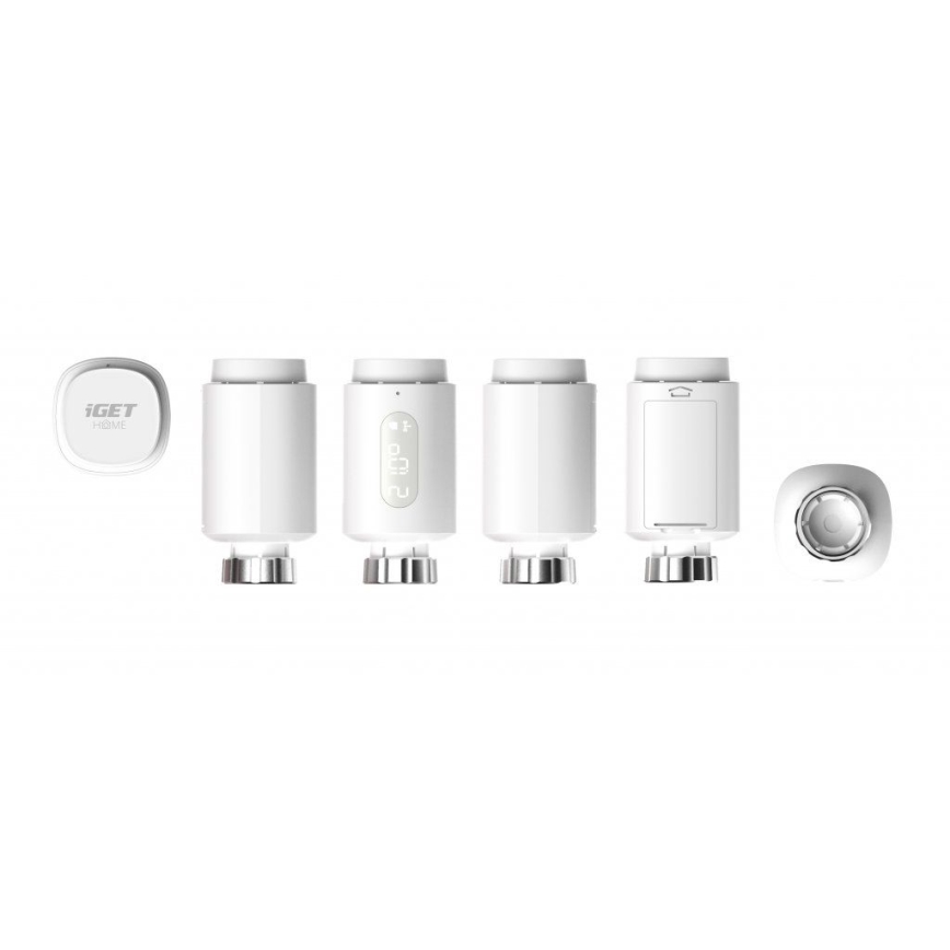 Pametna termostatska glava z LED zaslon 2xAA/3V Zigbee