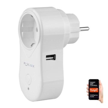 Pametna vtičnica SMART 3400W/230V Wi-Fi Tuya + USB SCHUKO