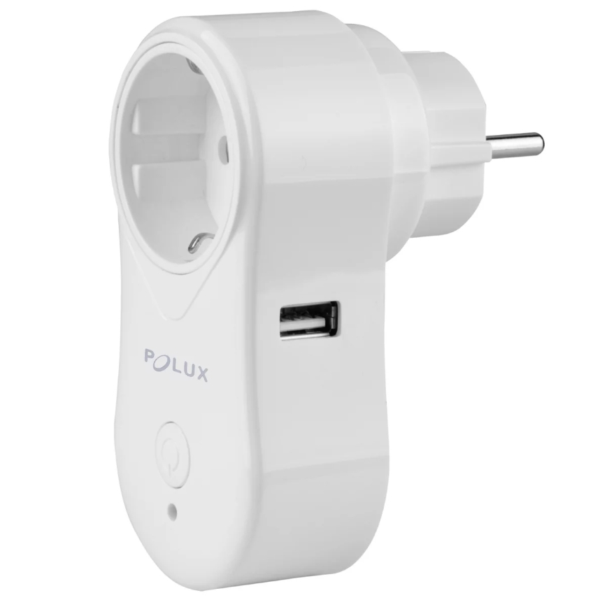 Pametna vtičnica SMART 3400W/230V Wi-Fi Tuya + USB SCHUKO