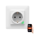 Pametna vtičnica SMART 3680W/230V/16A Wi-Fi Tuya SCHUKO